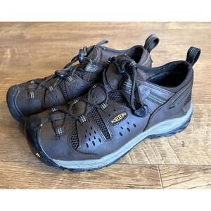 Keen Atlanta Cool II ESD Soft Toe 9.5D Cascade Brown/Forest Night Boots Shoes
